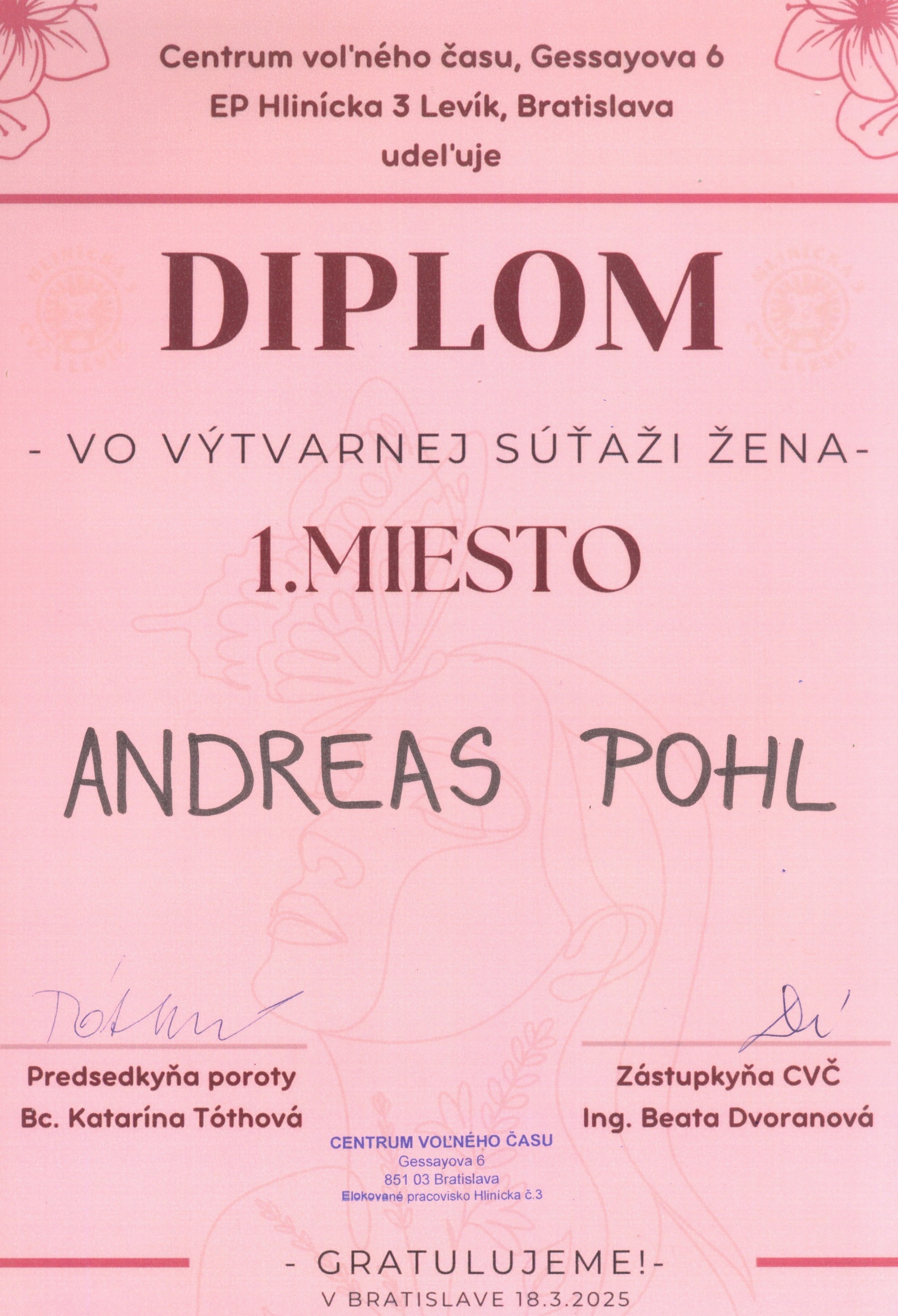 Pohl Andreas - MDŽ - diplom2