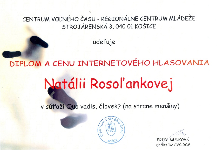 Natália Rosoľanková - Centrum voľného času Košice0001
